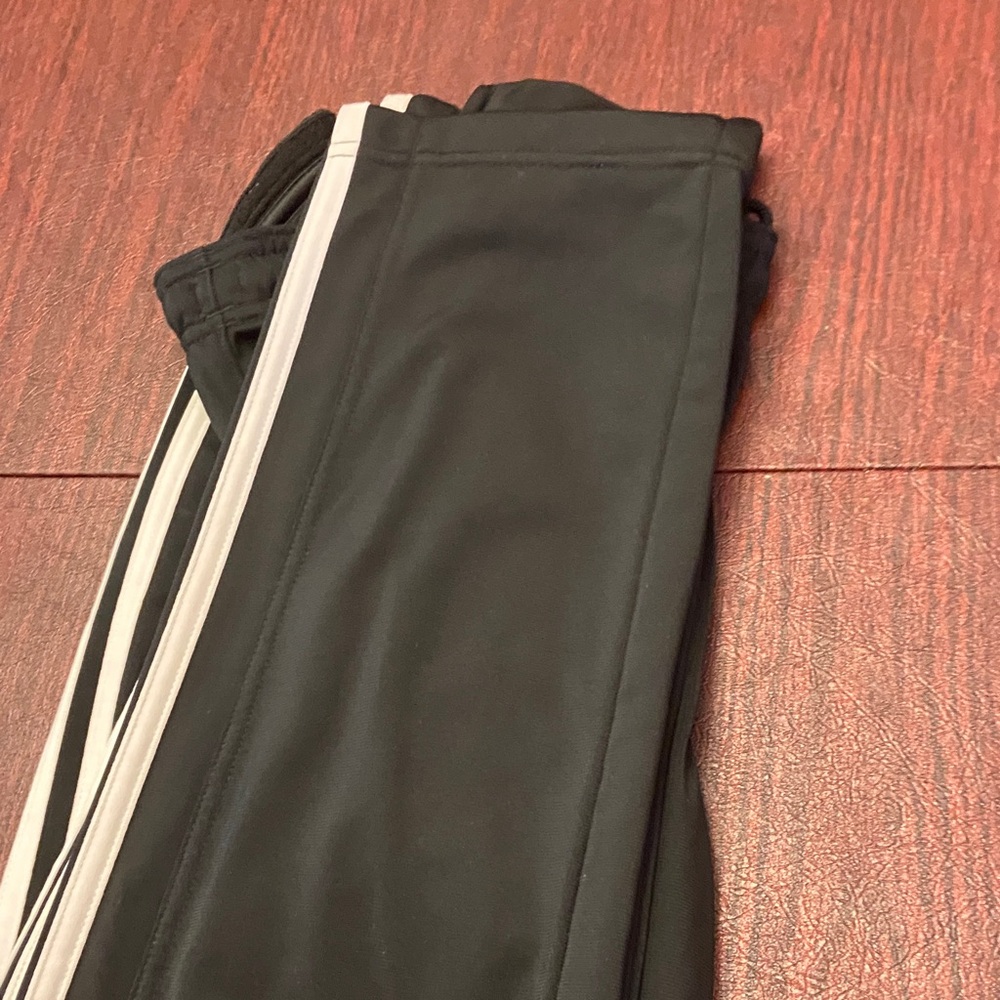 Adidas Black Sweatpants with Signature Stripes - Picture 7 of 7